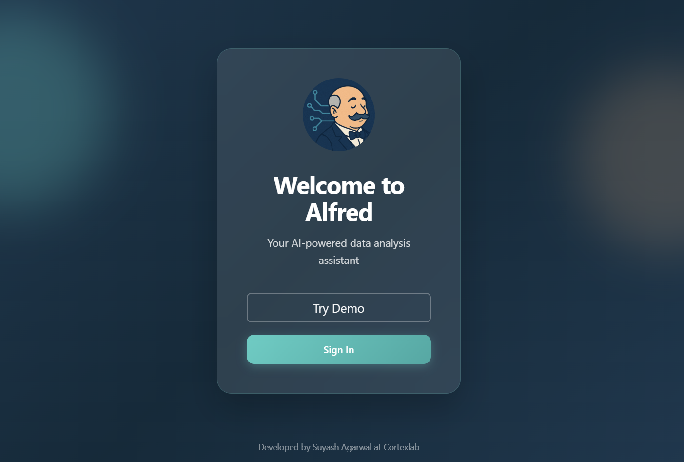 Alfred launch page